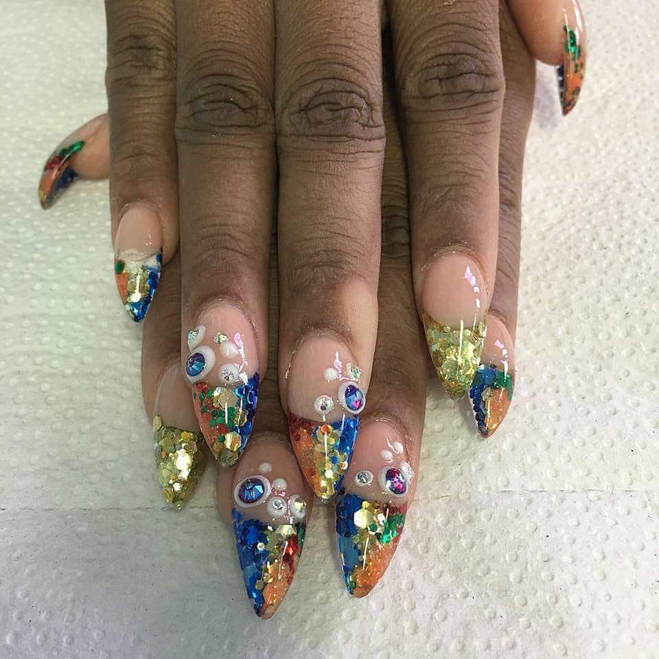 Original nail design by Brickk Nailz